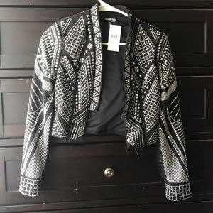 “Girls do it Better” Embellished Crop Jacket
